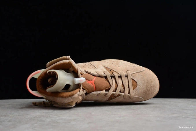 Scott “British DH0690-200 Travis Khaki” x Jordan Air 6 0804